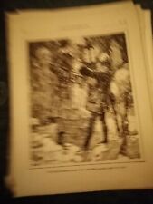 Di13   1910 book plate picture his face was covered with a bee skep 