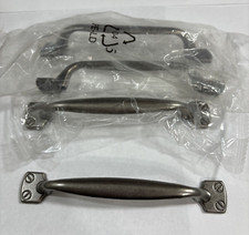 Lot Of 4 Pewter Pulls Cabinet