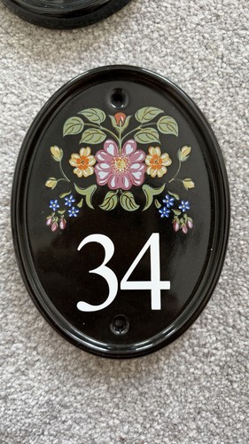 Ceramic house door number - ceramic,