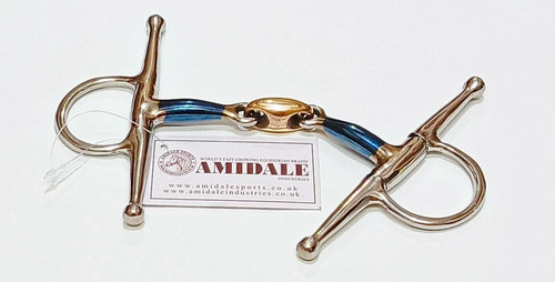 Amidale full cheek snaffle - cheek, bit