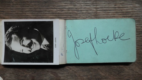 Autograph book 1940s - book,