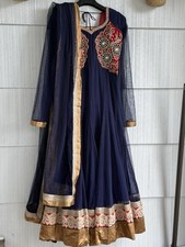 Pakistani Blue Net Fancy Party
