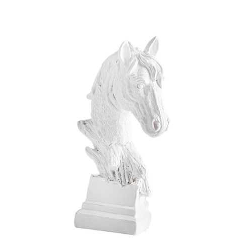 Horse head statue - horse, artwork