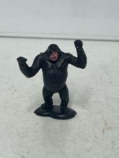 Unbranded Vintage Plastic 1.5” Gorilla Figure Made In Hong Kong 