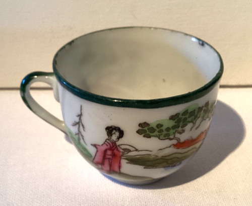 Antique egg shell porcelain - shell,