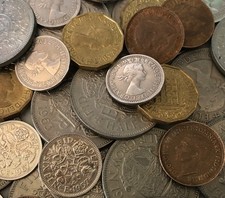 JOB LOT, BULK , BRITISH PRE-DECIMAL COINS CHOOSE  YOUR DENOMINATION & AMOUNT