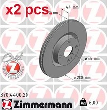 X2 PCS FRONT BRAKE DISC ROTOS