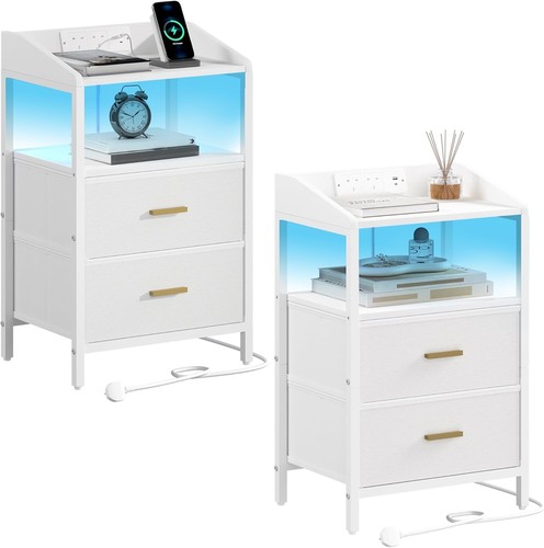 Bedside tables set with - set, of