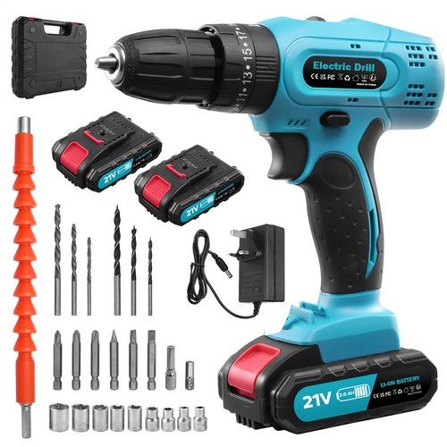 Cordless hammer drill set - cordless,