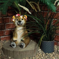 Garden Solar Bear Ornament -