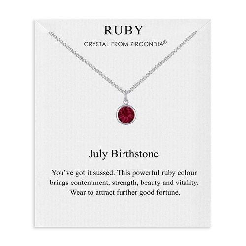 Birthstone necklaces created - birthstone,