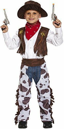 Children cowboy fancy dress - children's,