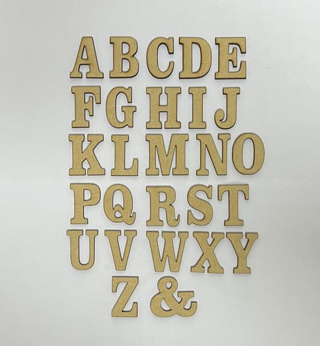 Wooden letters 3mm mdf crafts - wooden,