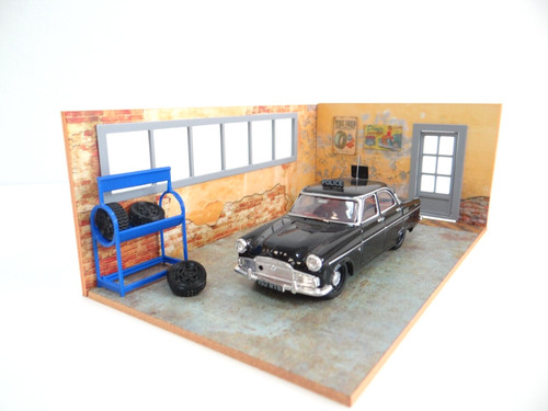 Old garage with - , service