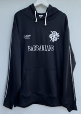 Barbarians Rugby Hoodie Cotton Traders Black Pullover Training Mens XL