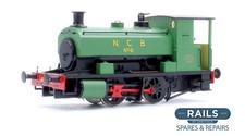 HATTONS 'OO' GAUGE H4-AB16-002 NCB GREEN 0-4-0ST ANDREW BARCLAY NO 6 STEAM LOCO