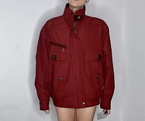 Burgundy vintage bomber - vintage, 90’s