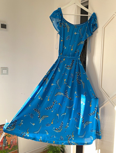 Womens blue paisley - m&s,