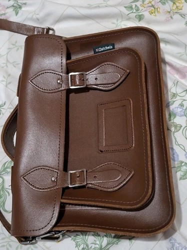Zatchels classic satchel brown - classic,