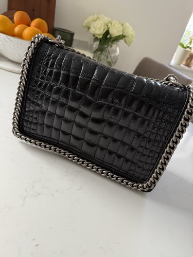Zara croc leather - croc, bag