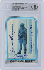 Bulloch & Wingreen Star Wars Signed '80 Topps Empire Strikes 220 BGS Card w/Insc