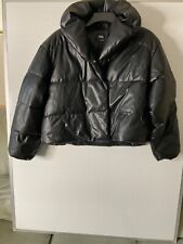 womens Zara cropped puffer