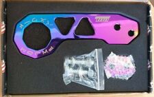 NEON Password UNIVERSAL JDM Aluminium Tow Rear Hook Honda/MAZDA/Mitsubishi more