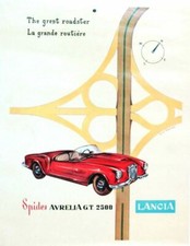 Vintage Lancia Spider Motor