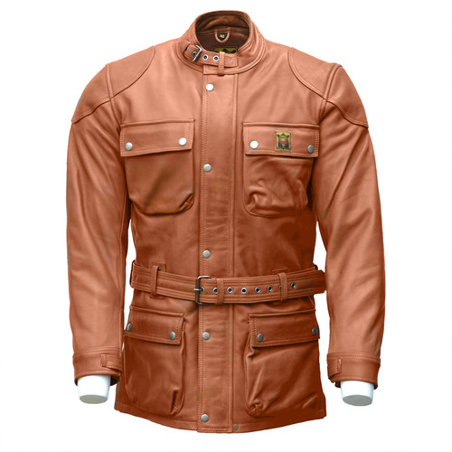 Mens goldtop waxed tan - tan, 4