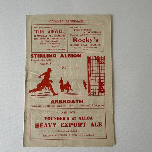 Stirling albion arbroath - v,