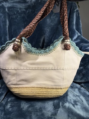 The sak white leather and - leather,