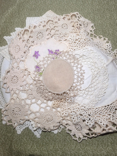 Antique thread crochet - 14,