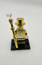 Chrome Plated Mr Gold Mini Figure Not Lego UK SELLER🇬🇧