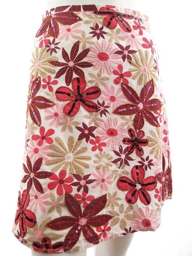 Vintage boho knee length skirt - length,