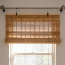 Bamboo Roller Blind Window