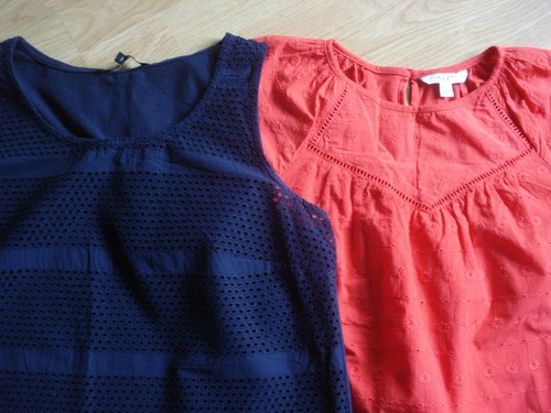 Next navy red cotton - x, navy/red