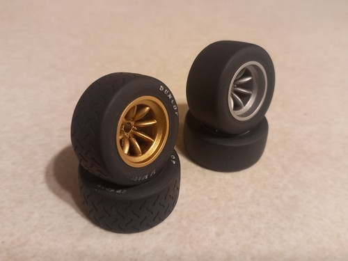Minilite wheels tarmac - 1/24, &