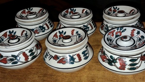Vintage boho ceramic spice - 6,