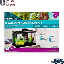 5 Gallon Glass Aquarium