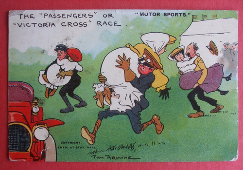 Tom browne comic motor sports - comic,