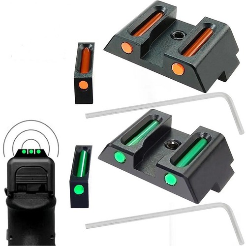 Front rear fiber sight for - front, &