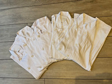 SET OF 5 VERY GOOD CONDITION CHEFS JACKETS SIZE 116, LARGE, 46" CHEST APPROX
