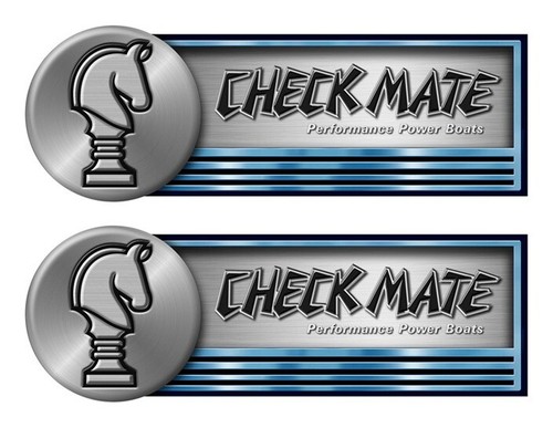 Two checkmate 70s stickers for - 70s,