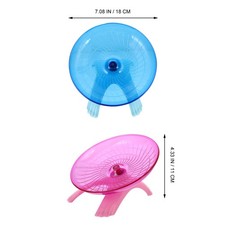  2 Pcs Hamster Toy Pet Running