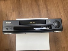 Panasonic VCR VHS Video Cassette Recorder Player Super Drive & Remote NV-SD410