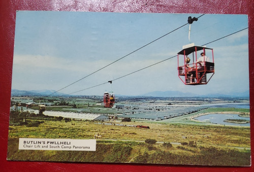 Butlins pwllheli postcard - butlins,