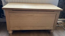 Blanket/Toy Chest In Oak Excellent Condition Collection Only
