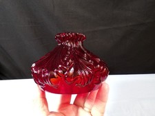 Ruby Red Glass PLUME Design