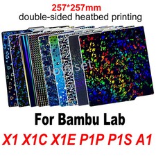 X1C P1P P1S A1 X1 Build Plate Smooth PEI PEO PET Sheet for Bambu Lab 3D Printer