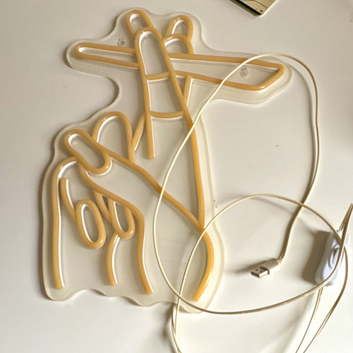 Wall mounted led neon style - wall,